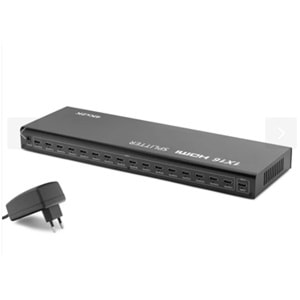 HADRON HDX1293(207) SPLITTER HDMI 1.4V 1080P 3D 1 GİRİŞ 16 ÇIKIŞ