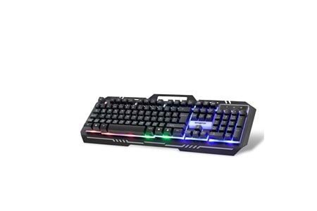NOVATOR HD865 KABLOLU OYUNCU KLAVYE MOUSE SET LED Q SİYAH