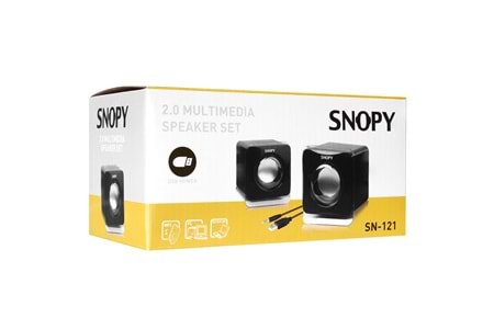 Snopy SN-121 2.0 Siyah Usb Speaker Hoparlör