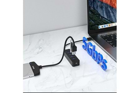 GABBLE GAB-UP530 USB 4 PORT + TYPE-C 3.0 ÇOKLAYICI