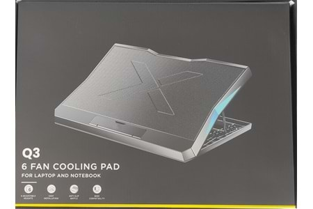 Q3 6 FAN COOLING PAD FOR LAPTOP AND NOTEBOOK