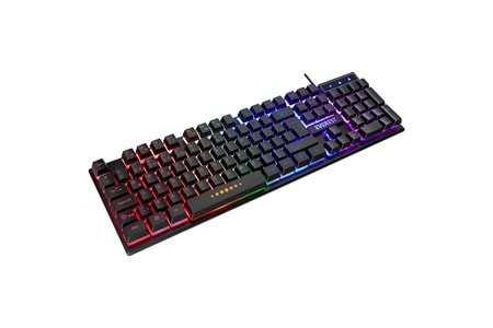 Everest KB-24 Siyah Rainbow Q Membrane Oyuncu Klavyesi