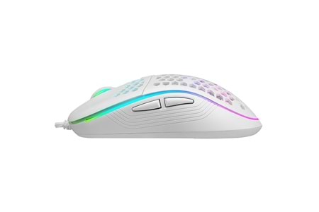 TRİO G907 3200dpi BEYAZ RGB LEDLİ GAMING OYUNCU MOUSE