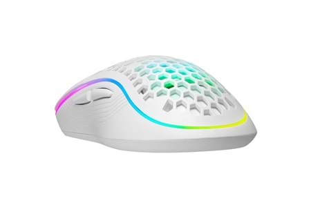 TRİO G907 3200dpi BEYAZ RGB LEDLİ GAMING OYUNCU MOUSE