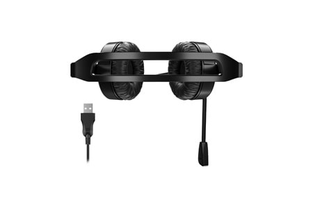 Lecoo HT106 USB Kablolu Mikrofonlu Kulak Üstü Kulaklık Siyah