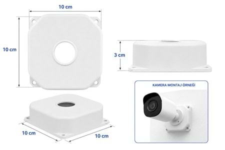 BUAT KÜÇÜK KARE BEYAZ KAPAKSIZ 10*10