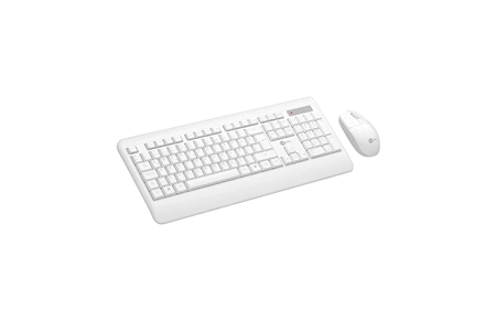 Lecoo KW202 Kablosuz Türkçe Q Klavye & Mouse Set Beyaz