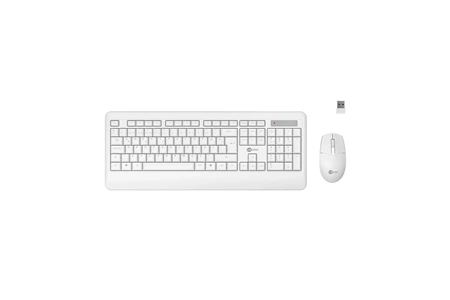 Lecoo KW202 Kablosuz Türkçe Q Klavye & Mouse Set Beyaz