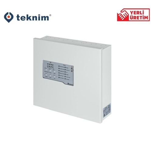 Teknim TFP-4404 4 Bölgeli Konvansiyonel Yangın Alarm Paneli Metal Kasa