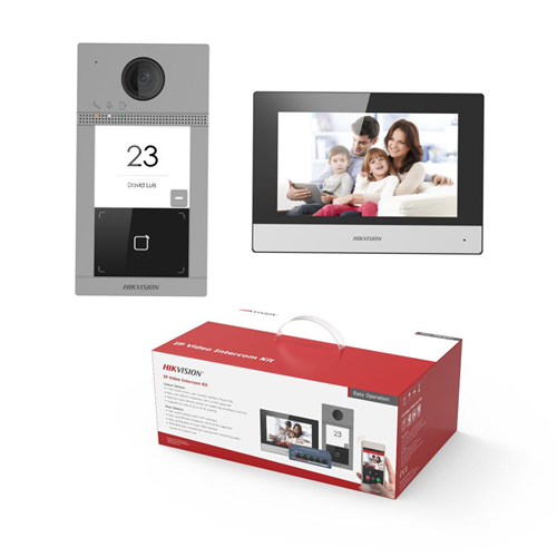 Hikvision DS-KIS604-S Ağ-Tipi Vdo İnterkom Seti