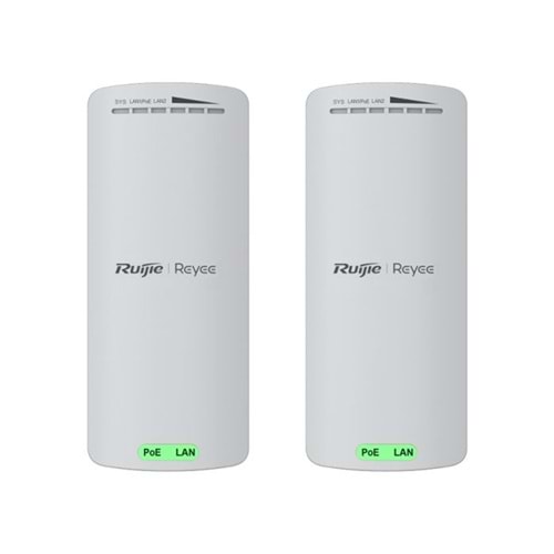 Ruijie-Reyee RG-EST100-E Outdoor 300Mbps 2.4Ghz Noktadan Noktaya Access Point (Takım)