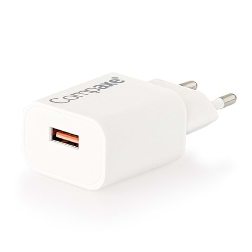 COMPAXE CTA-150QC 18W 5V3A/ 9V 2A/ 12V 1.5A QC ADAPTÖRBEYAZ