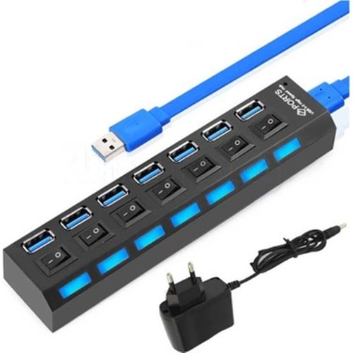 Gabble UAP430 Usb 3.0 7 Port Anahtarlı Çoklayıcı