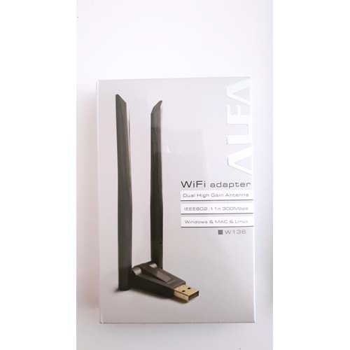 TRİO TR-W136 USB WİRELESS ÇİFT ANTENLİ ADAPTÖR