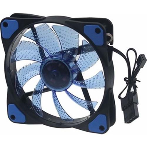 GABBLE G-01 RGB 12CM IŞIKLI KASA FAN (MAVİ)