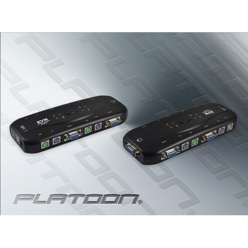 PLATOON PL-8868 4 PORT KVM SWITCH