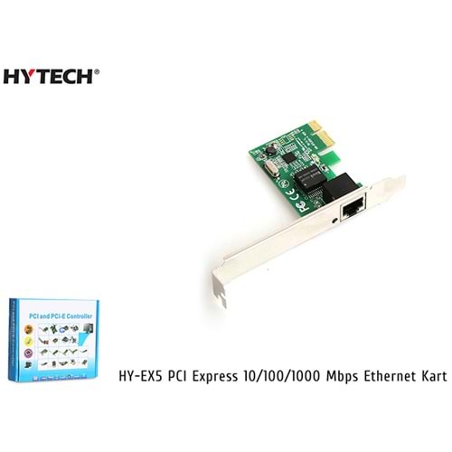 Hytech HY-EX5 PCI Express 10/100/1000Mbps Ethernet Kart