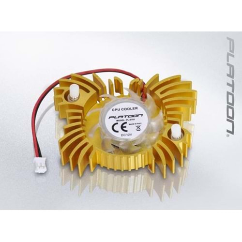PLATOON PL-9701 GEÇME TİP VGA FAN FIRE ALEMINYUM SILVER