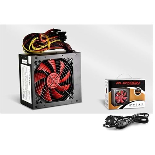 Platoon PL-9264 600W Kutulu Power Supply (12CM)
