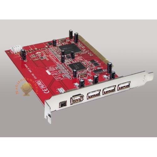 PLATOON PL-8772 PCI 3PORT USB+1PORT 1394 KART
