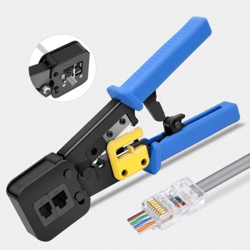Seenergy SE-1014 Rj45 Cat5 Cat6 Rj11 Yeni Nesil Ağ Sıkma Pensesi