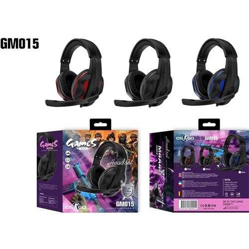 HADRON GM015 KULAKLIK MİKROFONLU PC OYUN