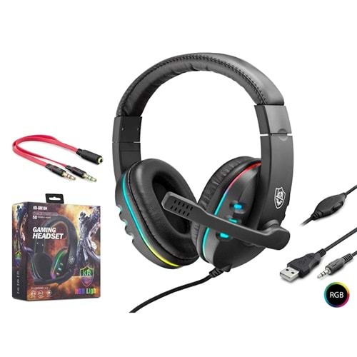 HADRON GM104 KULAKLIK MİKROFONLU PC OYUN