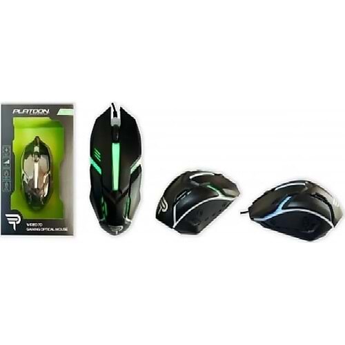PLATOON PL-1832 IŞIKLI KUTULU USB OYUNCU MOUSE