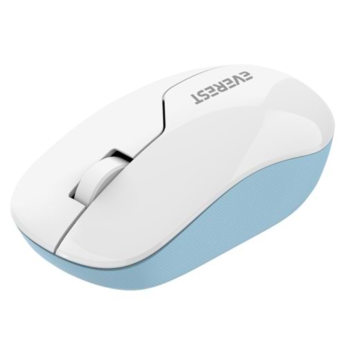 Everest SMW-973 Usb Beyaz/Mavi 2.4Ghz Kablosuz Mouse