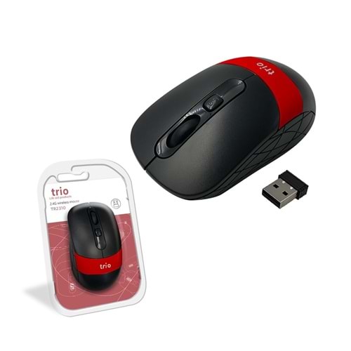 TRİO TR2310 WIRELESS MOUSE KIRMIZI