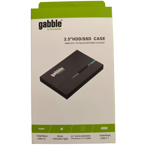 GABBLE GAB-HK249 USB 3.0 HADRDISK KUTUSU 2.5'' (HK99)