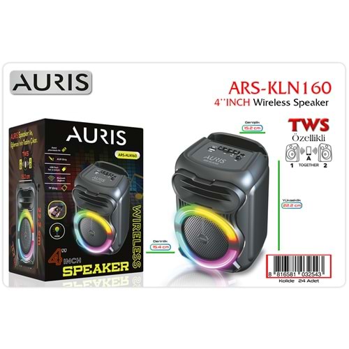 AURIS KLN160 BLUETOOTH SPEAKER 4