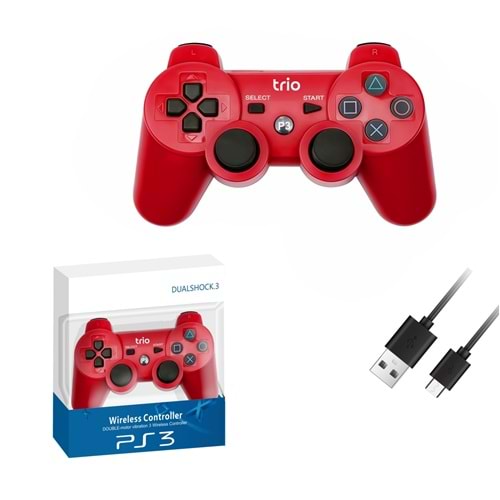 TRİO TR903K KIRMIZI PS3 KABLOSUZ OYUN KOLU