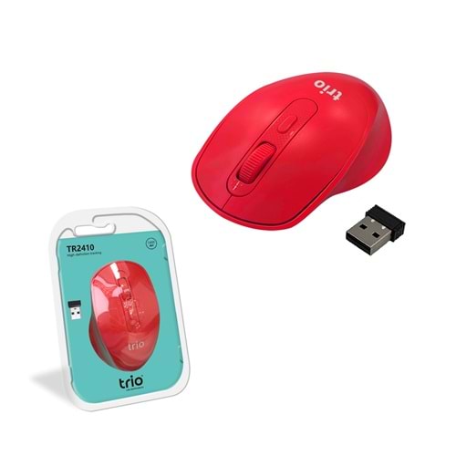 TRİO TR2410K KIRMIZI WIRELESS MOUSE