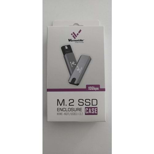 VERSATİLE M.2 SSD KUTU NVME-NGFF/USB 3.1-3.2