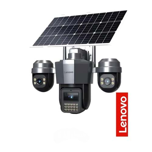 LENOVO G4W19-U (W14C-Z-U) 9MP 3 Lensli 4K Ultra HD 4G SOLAR Kamera Dual PTZ AOV