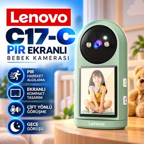 LENOVO C17-C PIR EKRANLI BEBEK KAMERASI