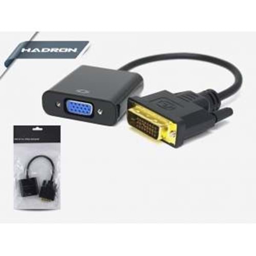 HADRON HDX7781(4632) ÇEVİRİCİ DVI TO VGA M/F 24+1