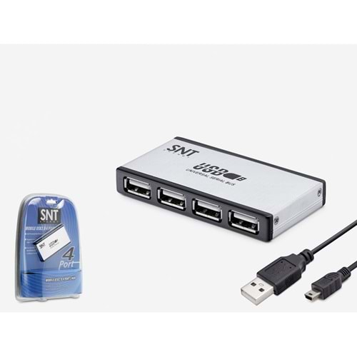 SNT ENERGY SX-H040/100 USB HUB 4 PORT METAL KASA