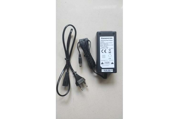 SAGEMCOM 12V-5A PLASTİK ADAPTÖR