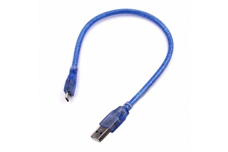 USB TO MICRO KABLO 30CM (AM/MICRO) BLUE