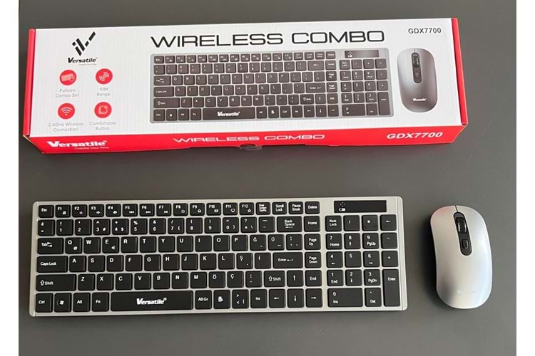 VERSATIL GDX7700 KABLOSUZ KLAVYE MOUSE ET