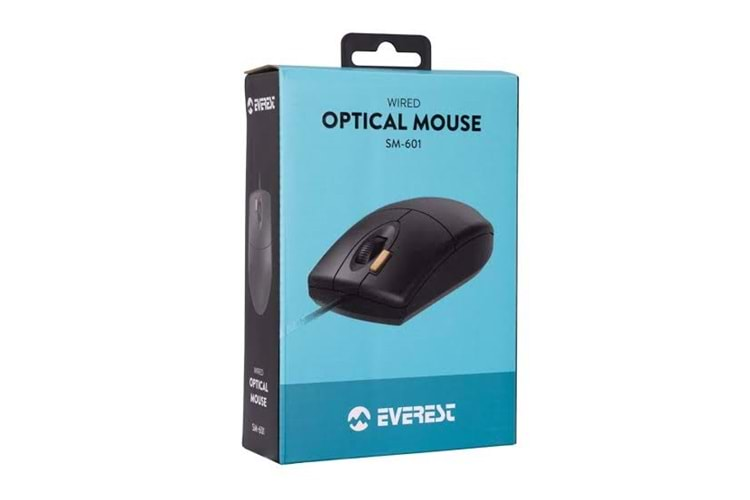 EVEREST SM-601 USB SİYAH MOUSE