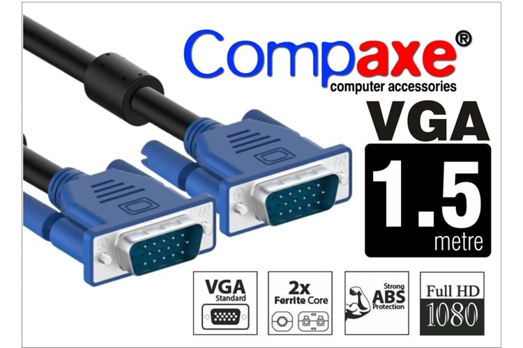 COMPAXE CM-VGA150 VGA 1.5M KABLO