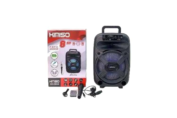 PLATOON PL-4530 BLUETOOTH SD,USB GİRİŞLİ RGB IŞIKLI SPEAKER 8 İNÇ
