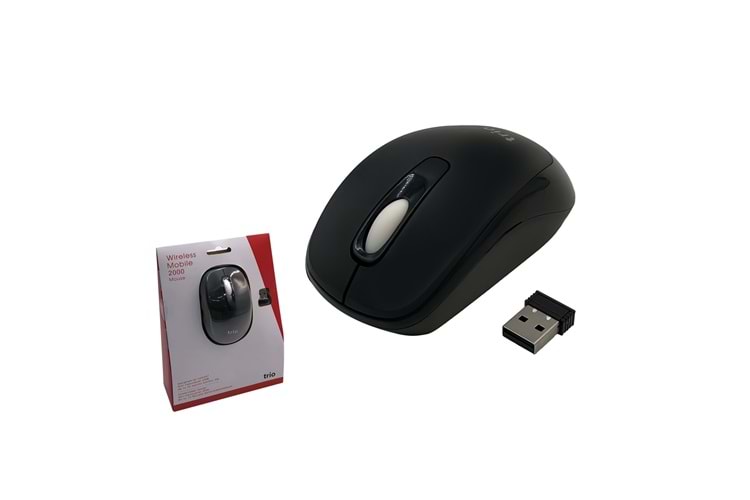 TRİO TR2000 WIRELESS MOBILE MOUSE (SİYAH)