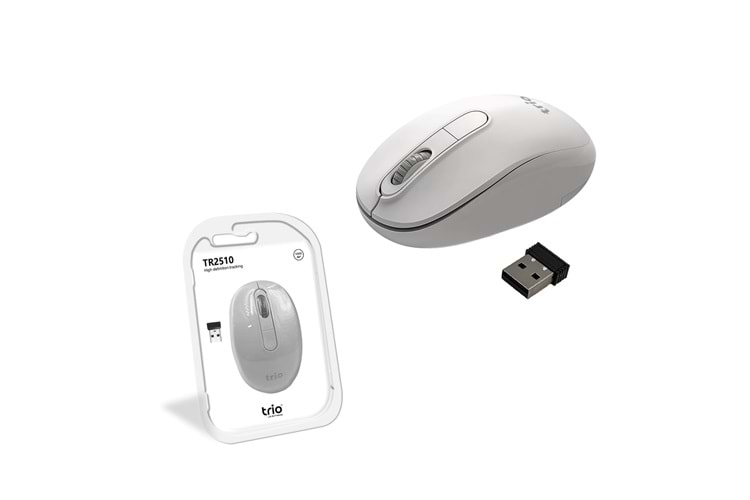 TRİO TR2510B BEYAZ WIRELESS MOUSE