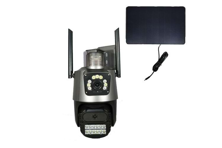 APRONX APX-WSP242 6MPX 2.8MM +2.8MM 4G SOLAR KAMERA