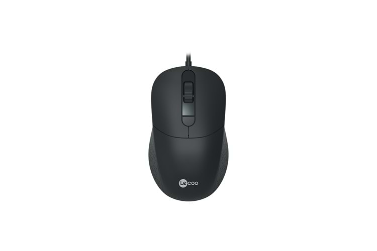 Lecoo MS102 USB Kablolu 2400DPI 4 Tuşlu Optik Mouse Siyah
