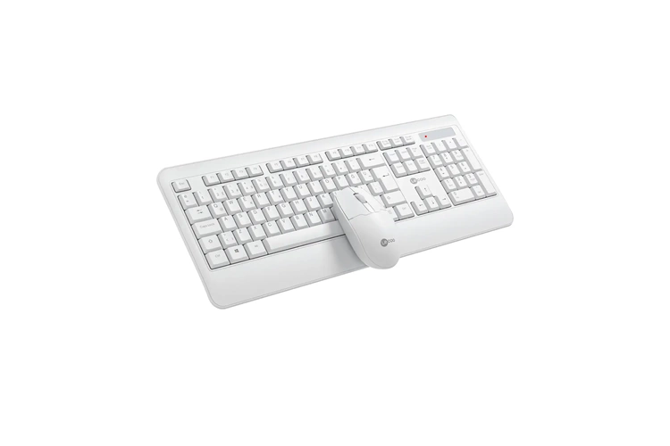 Lecoo KW202 Kablosuz Türkçe Q Klavye & Mouse Set Beyaz